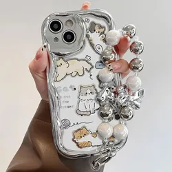 Graffiti Cat Phone Case For Samsung Galaxy S24 S23 Ultra S20 FE S21 S24 Plus A05 J7 J2 Prime G530 Soft Silicone Cover