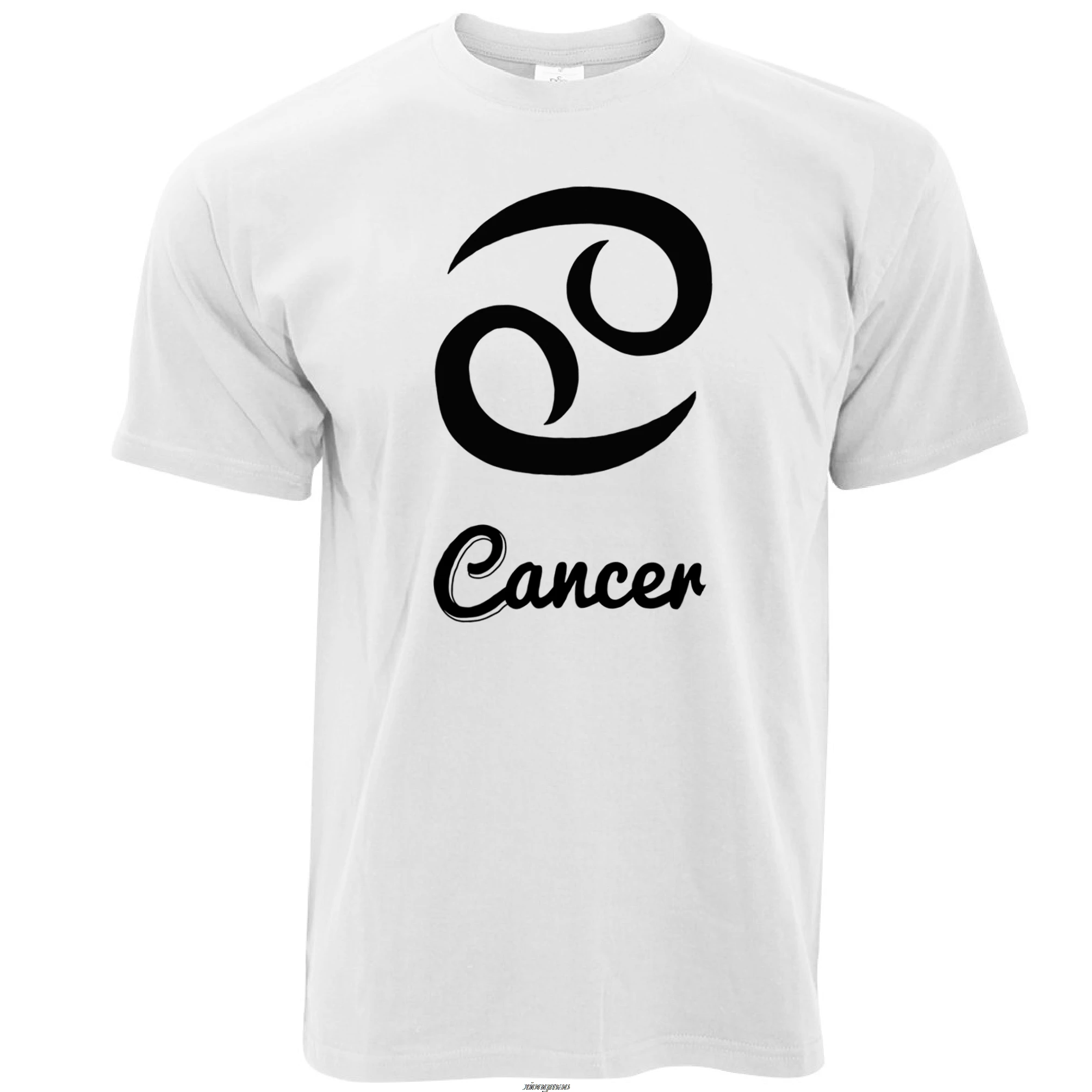 Shirt T Shirt Regular Short Mens Cancer Zodiac Star Sign Birthday Horoscope Crab Water Love Hug Tee Shirt