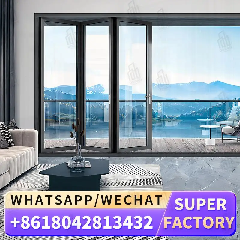 

Customizable High Function Windows Foldable Door for Commercial Spaces in US Ideal Factory Made