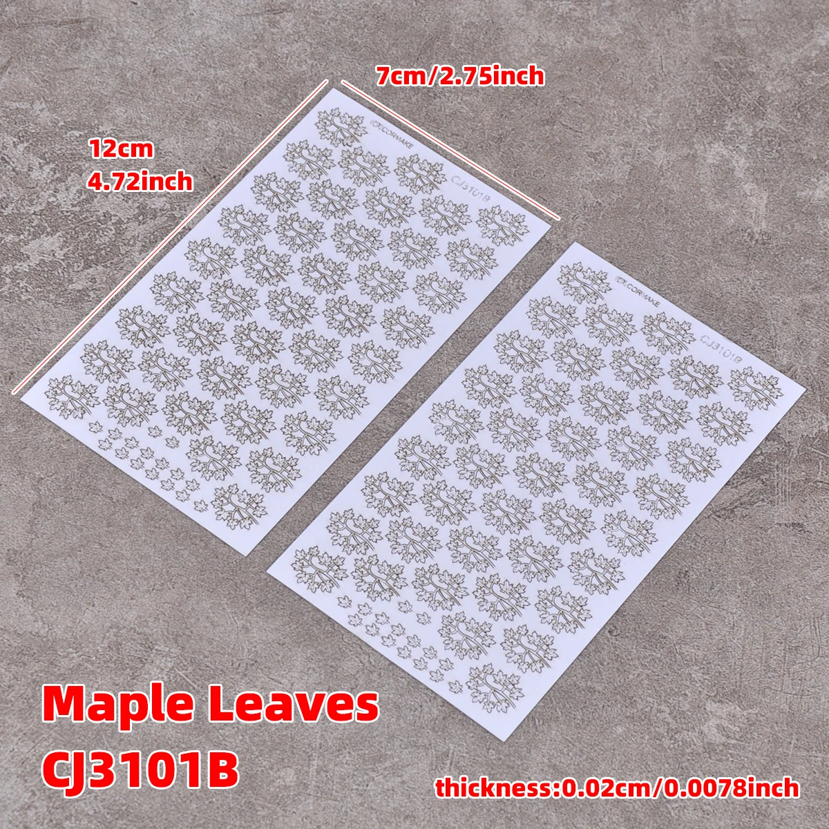 Scale Model Kit Building Plant Leaf Maple Tree Sand Table Diorama Models 1/32 1:35 1/48
