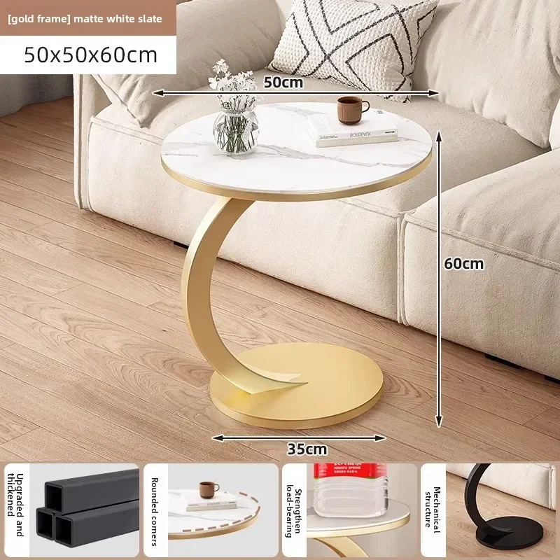 

Coffee Table Marble Side Table Sofa Side Table Balcony Small Round Table Bedside Table Creative Corner Table Small Table