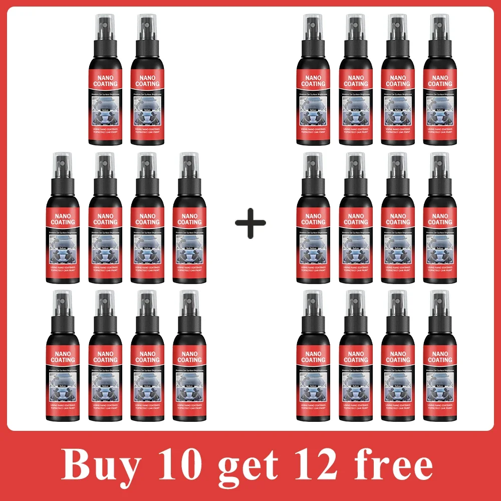 Auto Nano Keramische Coating Kit - Universele Professionele Auto Schoonheid, Hoogglans Autolak Reparatie Bescherming, Langdurige Glans - afbeelding 1