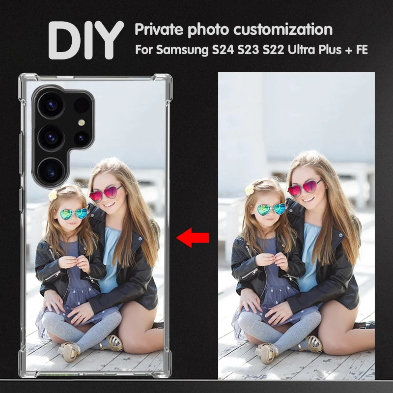لتقوم بها بنفسك لسامسونج غالاكسي S25 S24 S23 S22 الترا بلس + FE تخصيص الصورة الخاصة سيليكون المتقدمة الهاتف الخليوي الغطاء الواقي #1