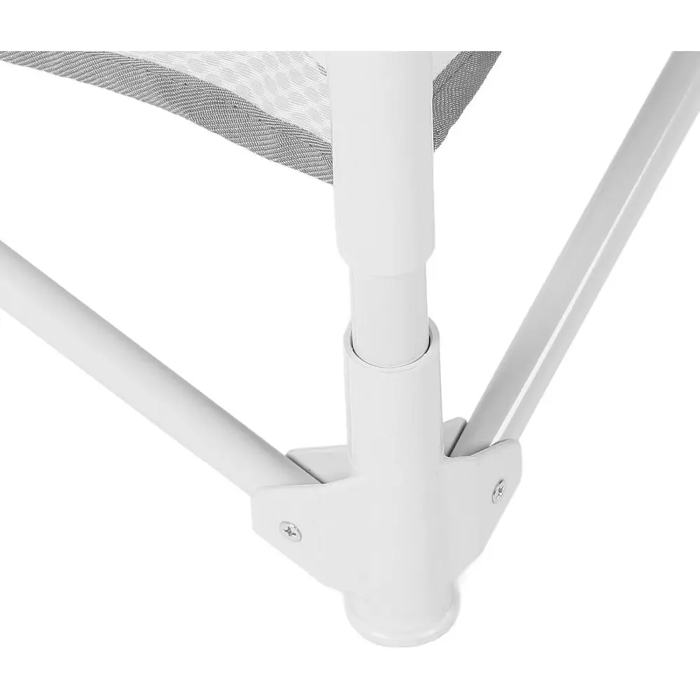 Compact and Stylish Folding Clothes Drying Rack for Indoor or Outdoor Use with Mesh Shelf