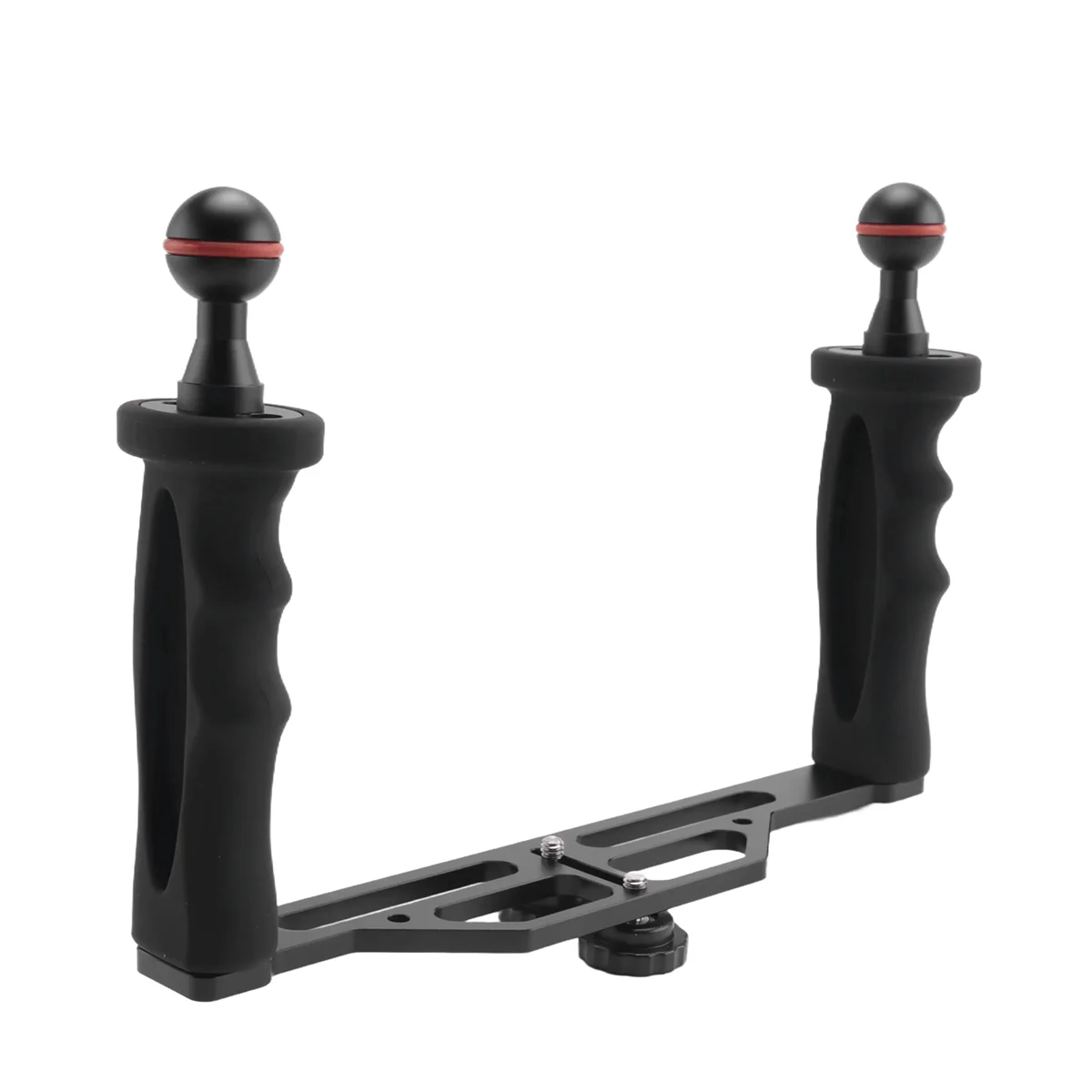 水中カメラ用デュアルハンドルアルミニウム合金トレイスタビライザー_BSH