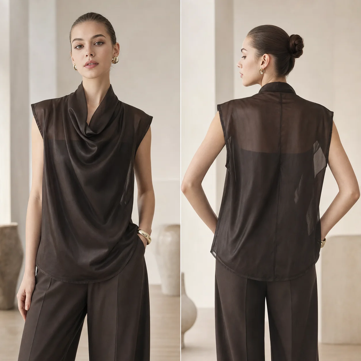 Swing collar vest, 2026 new model
