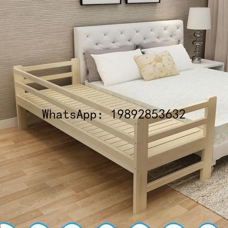 سرير أطفال من الخشب الصلب الموسع مع سرير من خشب الصنوبر المفرد #3