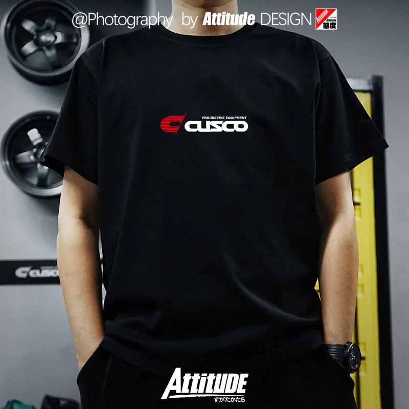 

Japan JDM Modified Body Reinforced Tie Rod Top Bar CUSCO Heavy Cotton Short-sleeved T-shirt
