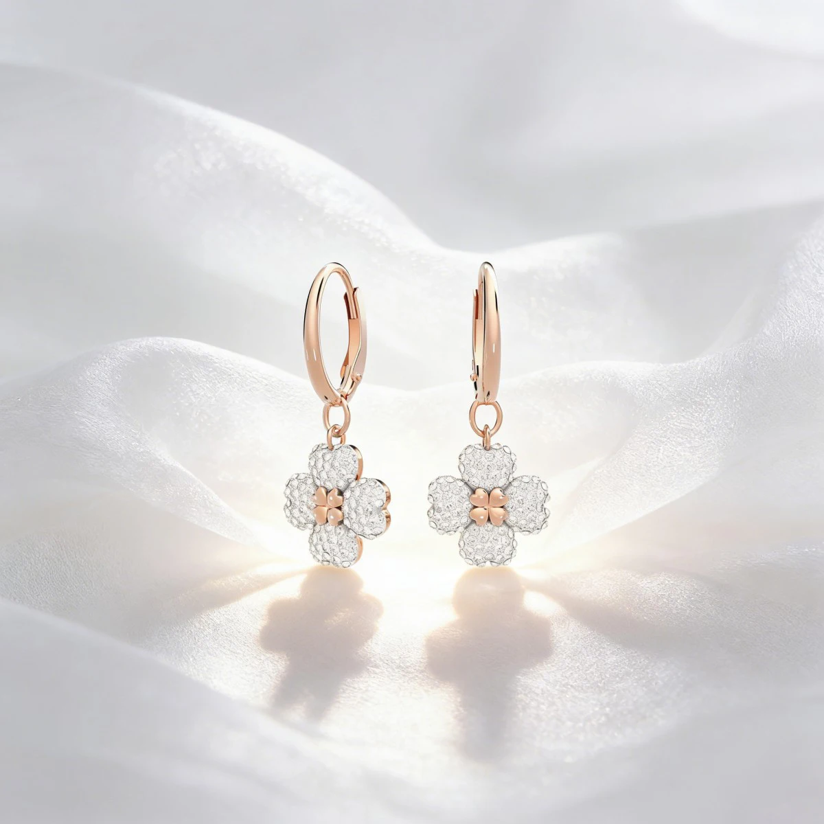 

Trendy Fashion Zircon Earrings High-quality Women's Style Elegant Earrings for Wedding & Banquet
