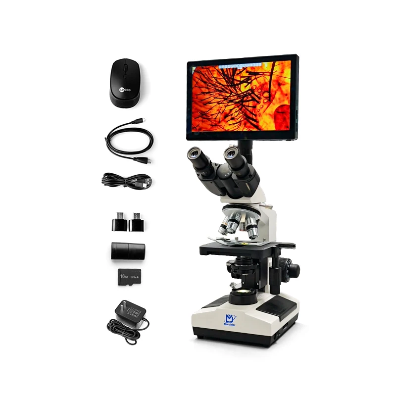 MSD4200-10.1YT biological microscope digital microscope with cell and material observation screens, ideal for laboratories