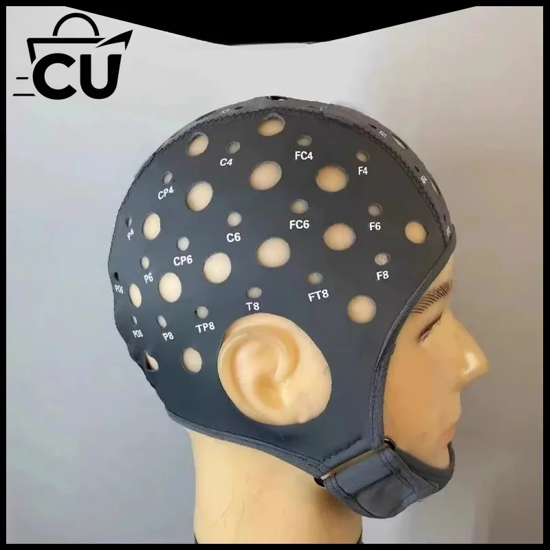 For Strong EEG  Thin Sandwich Electrode Cap 64 Conductive EEG Electromechanical Electrode  Customizable EEG Cap Accessory