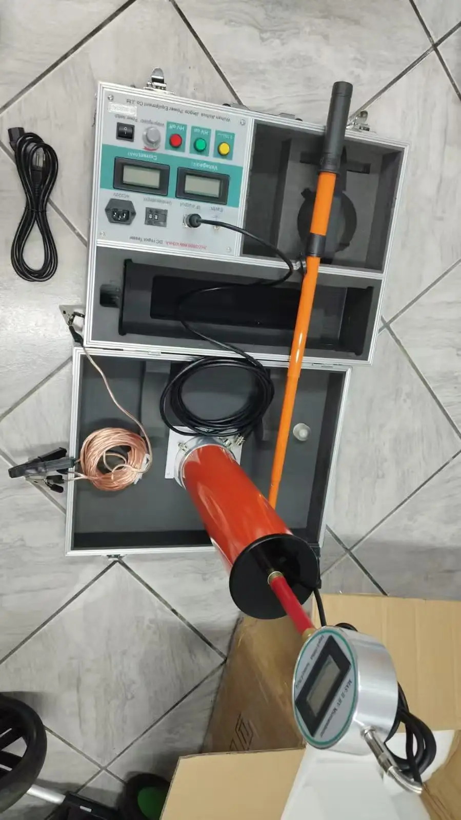 60kv/2mA DC Withstand High Voltage Testing Equipment Integrated Set Hipot tester DC High Voltage Hipot Kit Hipot Generator
