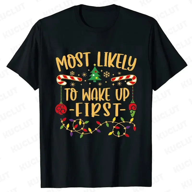 Xmas Friends Family Matching Party Women T-Shirts Merry Christmas Fashion Streetwear Casual Short Sleeve Tees Female Clothing