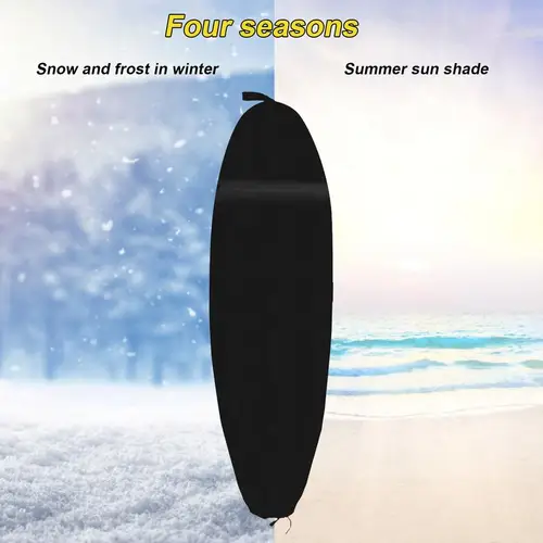 Cubierta de calcetín para tabla de surf, funda protectora impermeable para tabla, 3 tamaños, cubierta para esquís impermeable y a prueba de polvo, accesorios de surf