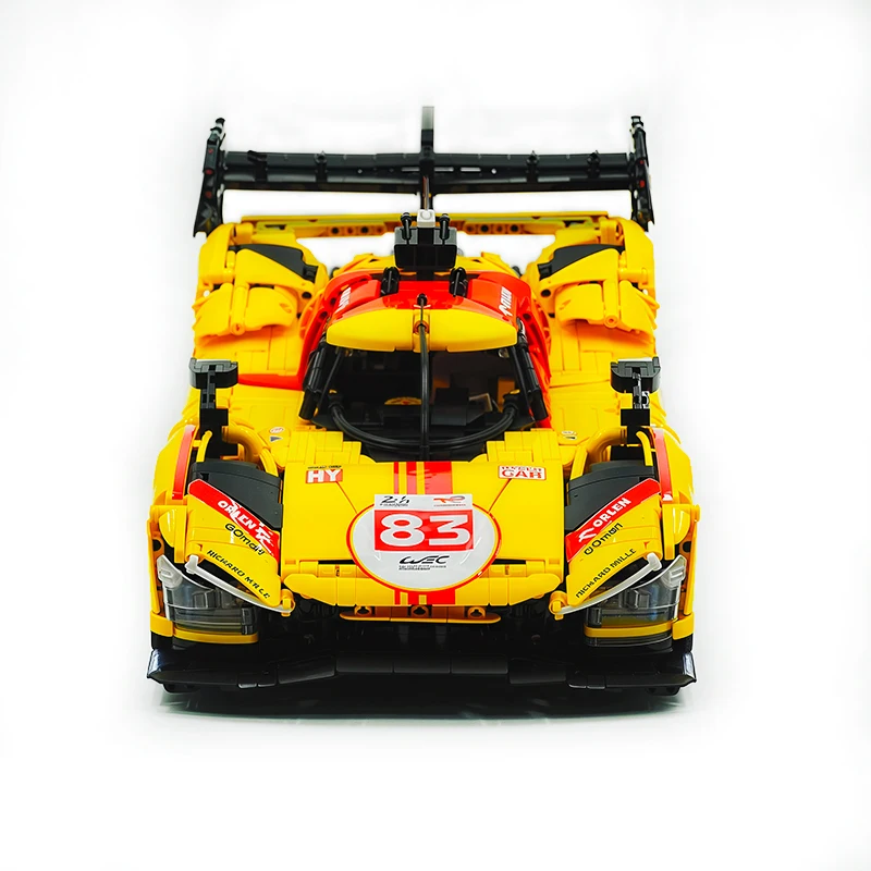 High-end Y18080 MOC Technische RC 499P Snelheid Sportvoertuig Bouwsteen Model Racing Baksteen Puzzel DIY Speelgoed jongen Kerstcadeaus