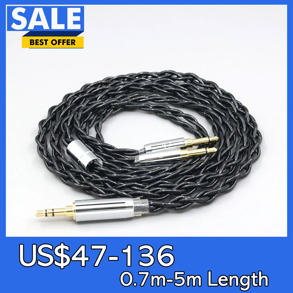 99% Pure Silver Palladium Graphene Floating Gold Cable For  Denon AH-D7200 AH-D5200 AH-D9200 AH-D600 AH-D7100 LN008339