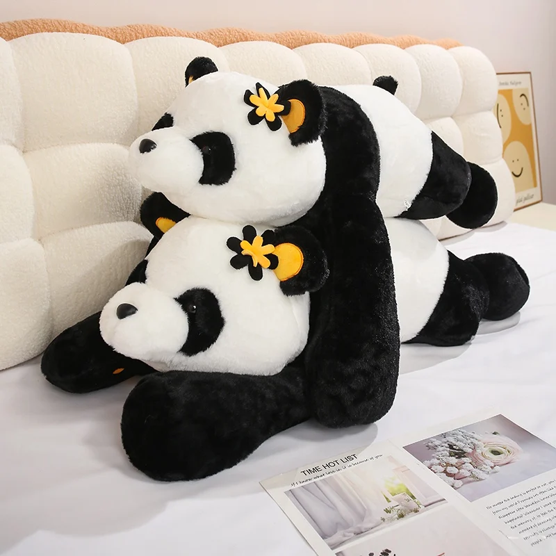 

60 см-100 см гигантская панда плюшевые игрушки мягкая подушка для сна мультяшное животное медведь мягкая кукла классические детские подарки на день рождения и Рождество