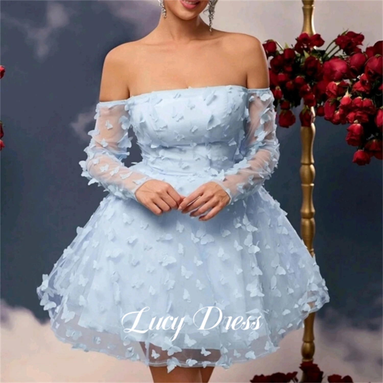 Lucy – robe personnalisée pour occasions spéciales, robes de Quinceanera de 15 ans, robes de bal, jupe courte, robe de soirée, robes de cocktail