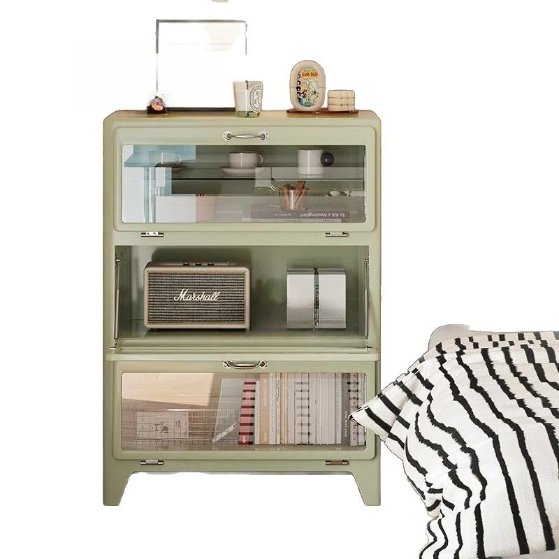 

Solid wood cabinet glass display cabinet small wine cabinet living room