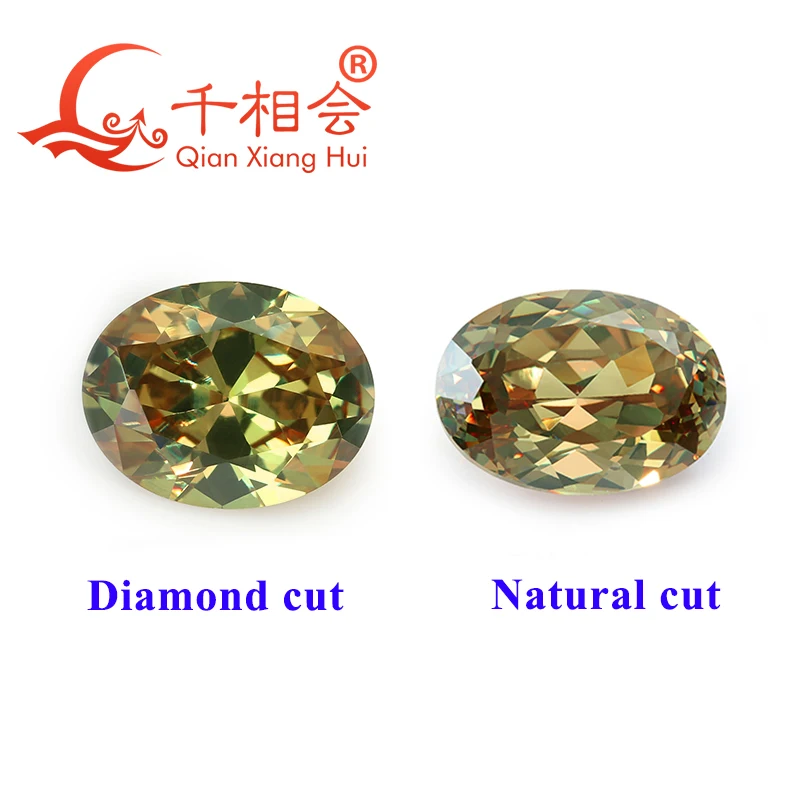 

7x9 8x10 oval shape Turkey Diaspore Gibbsite Zultanite green yellow change color cubic zirconia loose stone cz stone