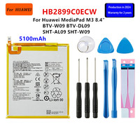 100% Orginal HB2899C0ECW 5100mAh Tablet Battery For Huawei MediaPad M3 8.4\