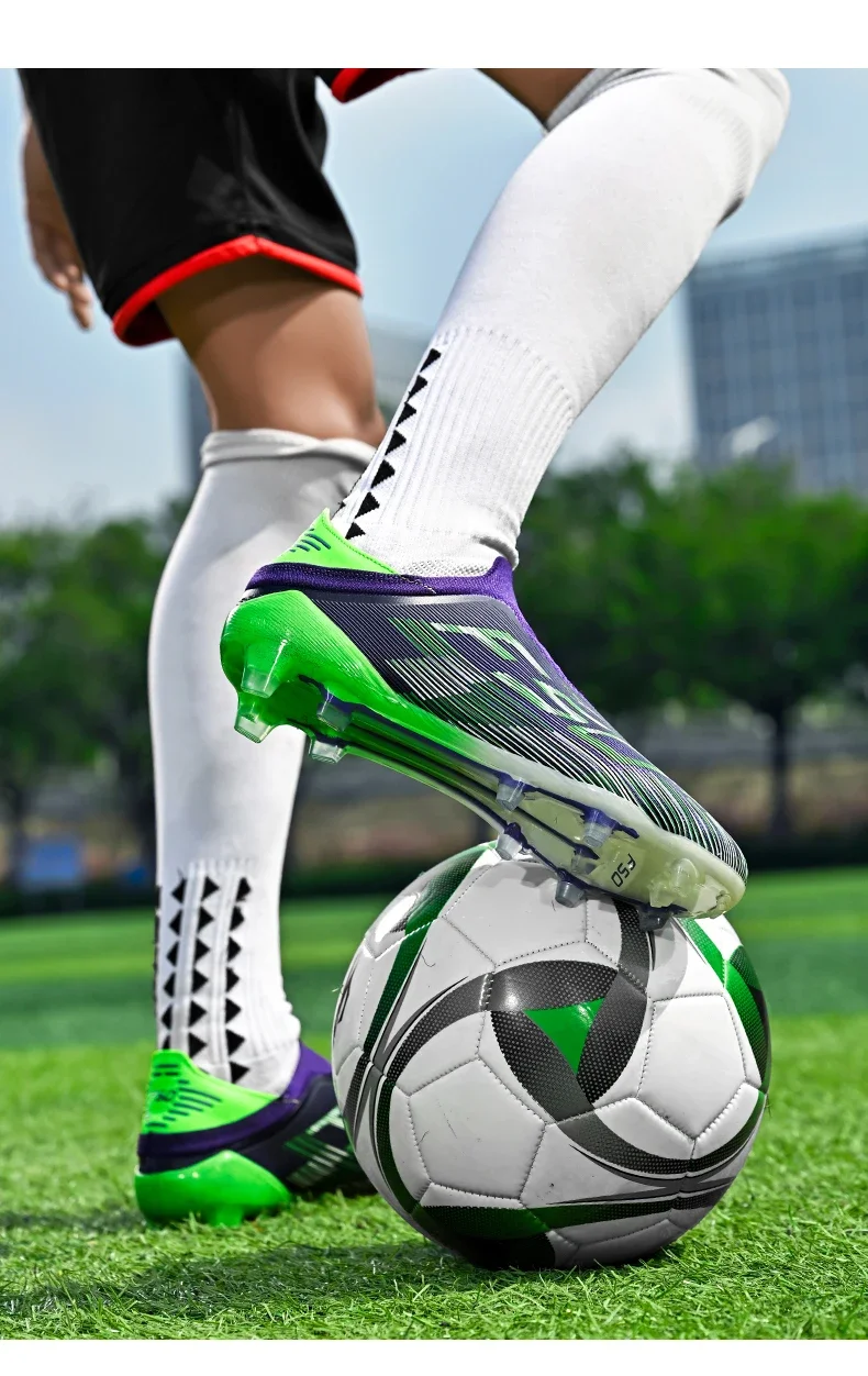 Neue ultraleichte Fußballschuhe für Herren, hochwertige, stark nachgefragte, professionelle Unisex-Fußballschuhe für Damen, TF/FG-Fußballstiefel, Futsal-Sneaker – Detail 8