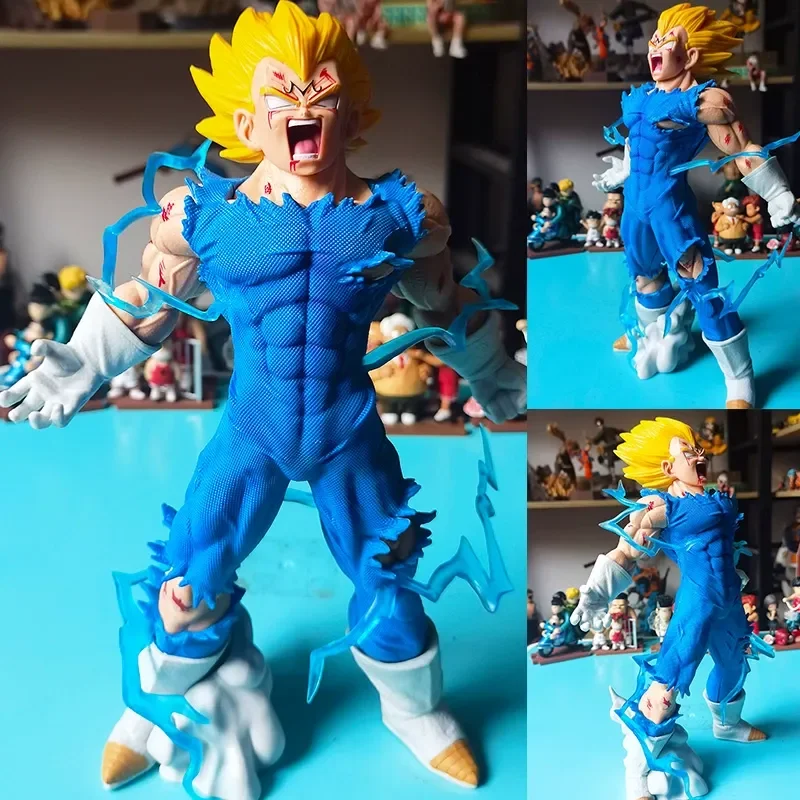 

Dragon Ball Super Saiyan Bt Self Destructs Vegeta Standing Posture Figurine Anime Model Doll Toy Box Set Ornament Boy Gift Toy