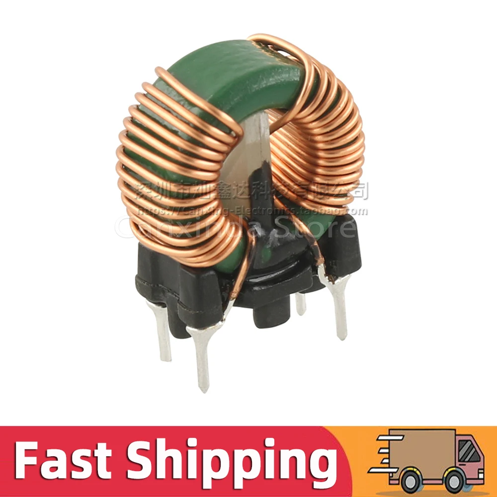 5pcs T14*9*5 Vertical Toroid Magnetic Ring Common Mode Inductor Wire Wind Wound Coil 1.5mH 3A Switching Power Supply Filter