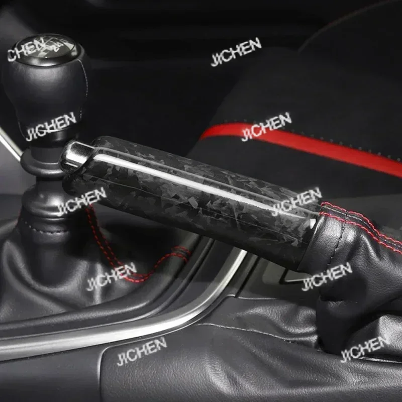 

Real Hard Dry Carbon Fiber Handbrake Grip Replacement Forged Trim Sticker 21-2023