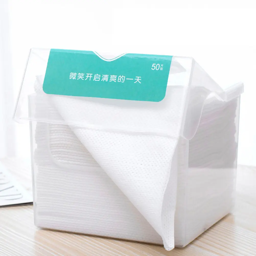 

1Pack Extra Thick Soft Cotton Facial Towels Non-Woven Makeup Removal Cleansing Towels for Sensitive Skin Fast Dry Exfoliating