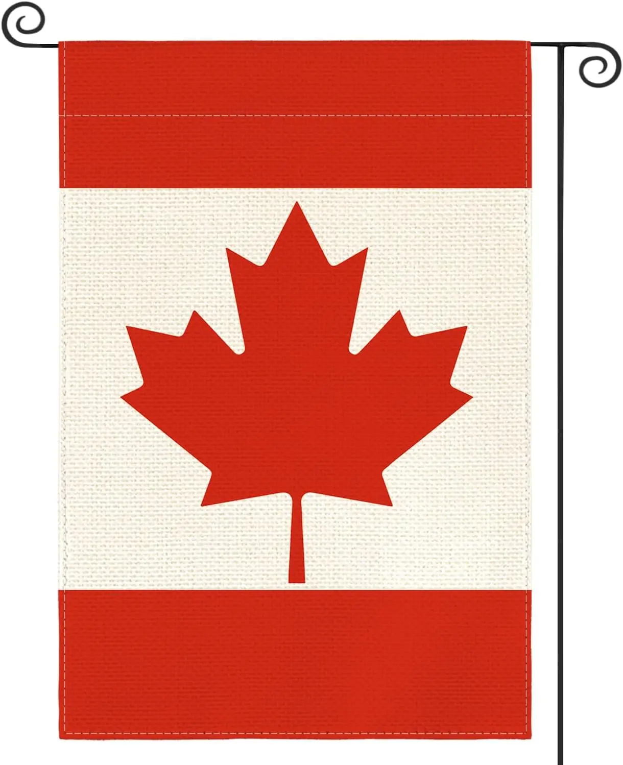 colorlife Canada Day Garden Flag 12x18 Inch Double Sided, Red Maple leaf Canadian Flag Holiday Party Yard Outdoor Decoration