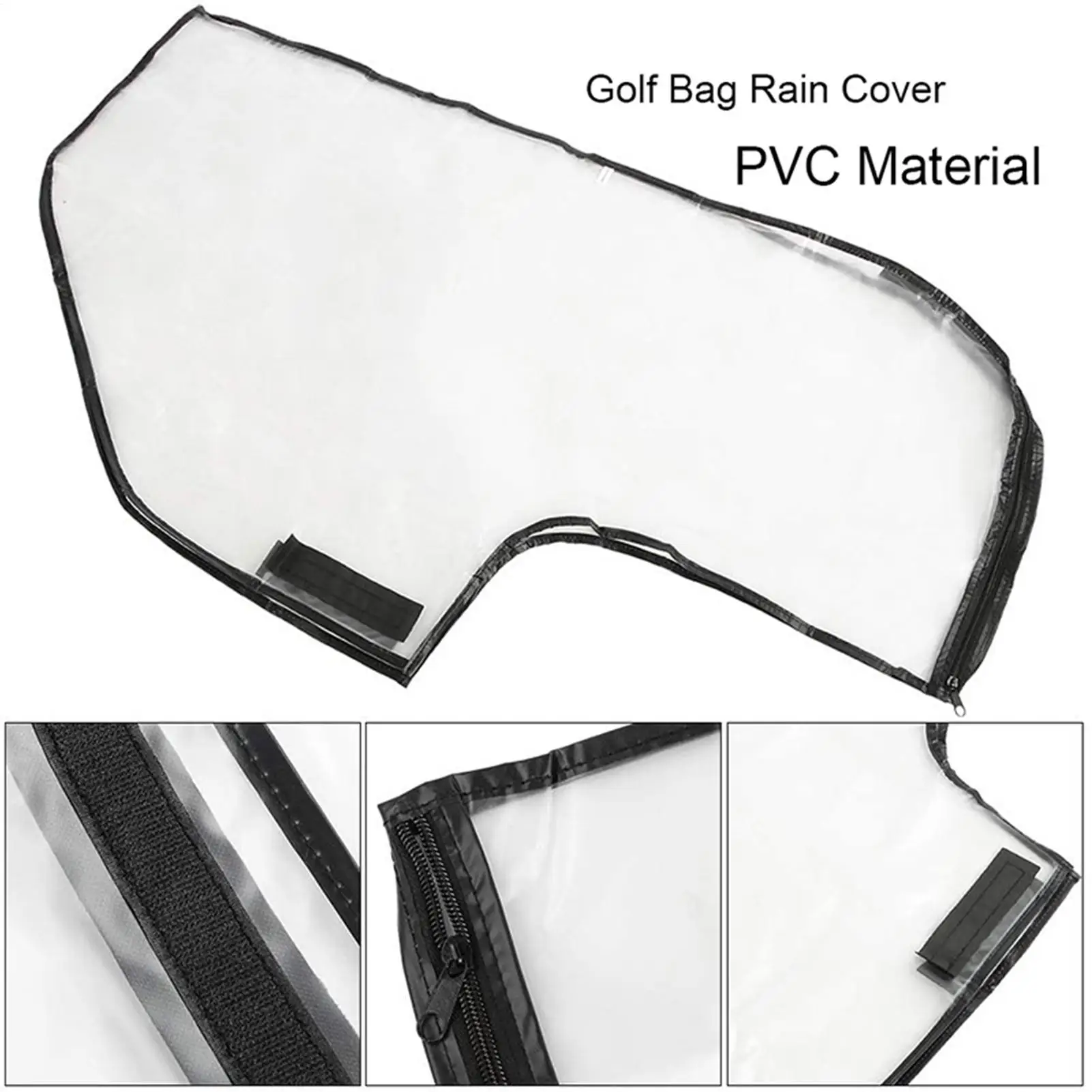 1PC Golf Bag Cover Golf Bag Rain Cover Waterproof Durable Golf Dustproof PVC Ball Bag Protective Cover For Golf Enthusiasts