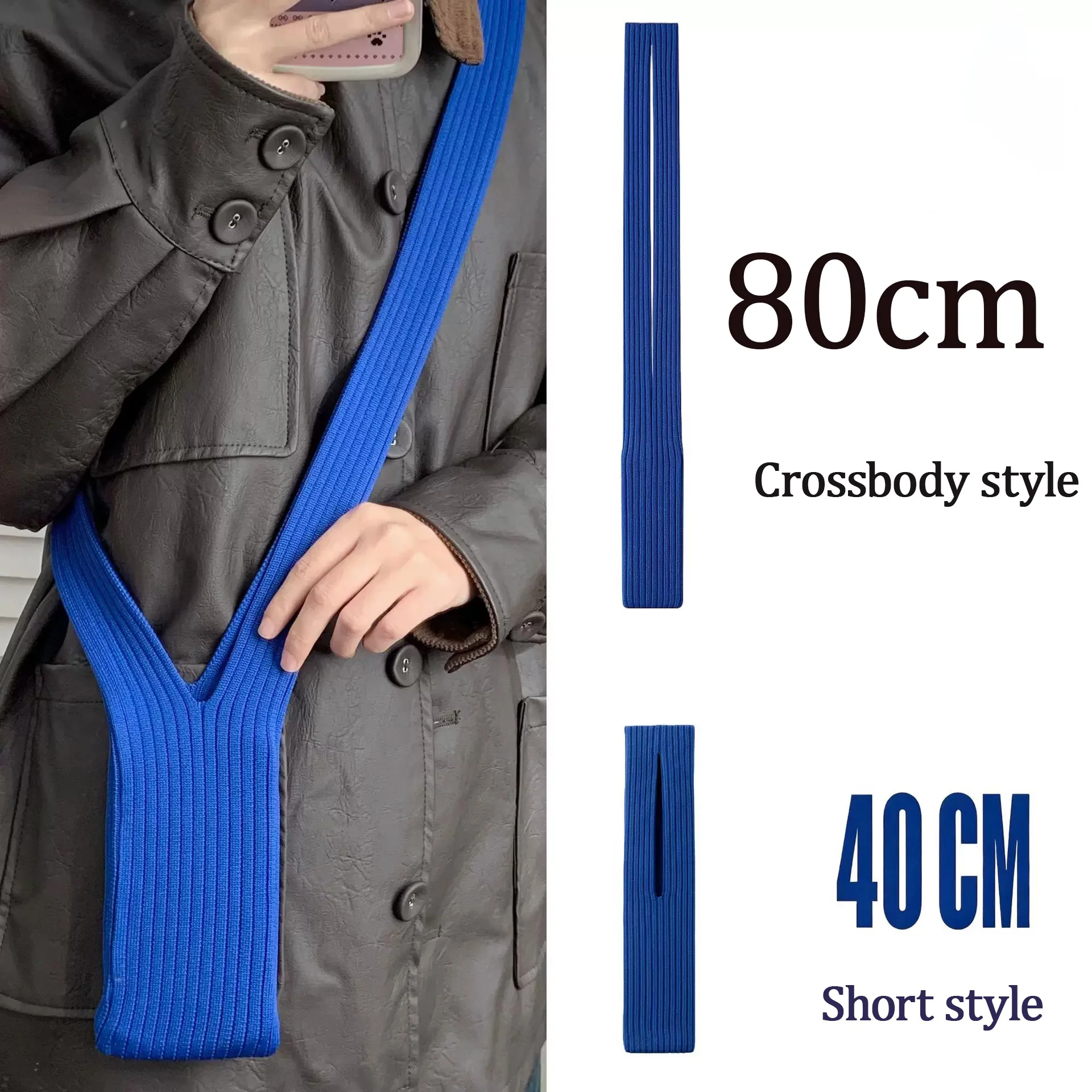 New Phone Pocket Woven Bag Short 40cm Long 80cm Fashion Accessories High Knitted Mobile Phone Mini Bag Portable view 5