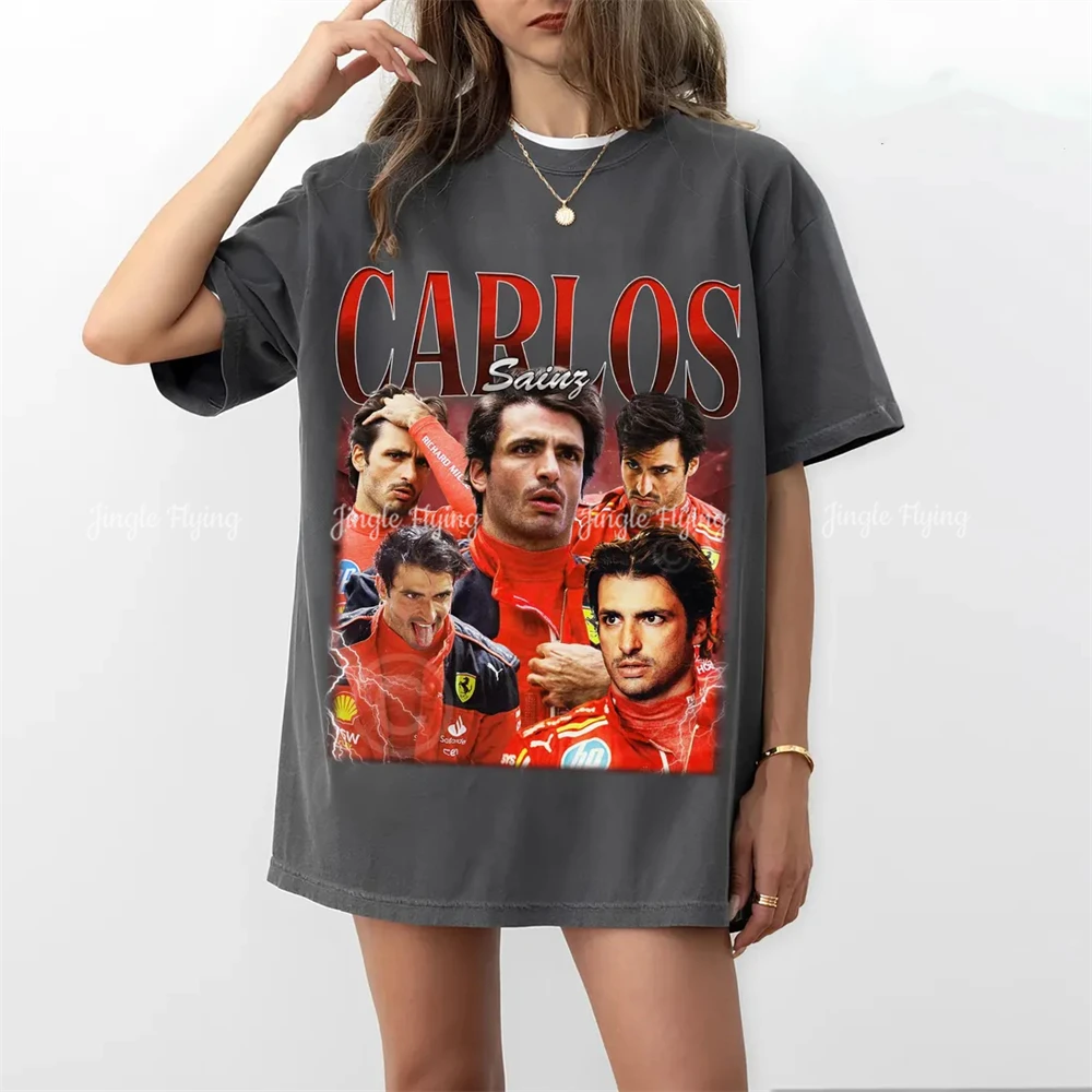 Carlos Sainz Vintage Unisex T-Shirt Gift For Woman And Man