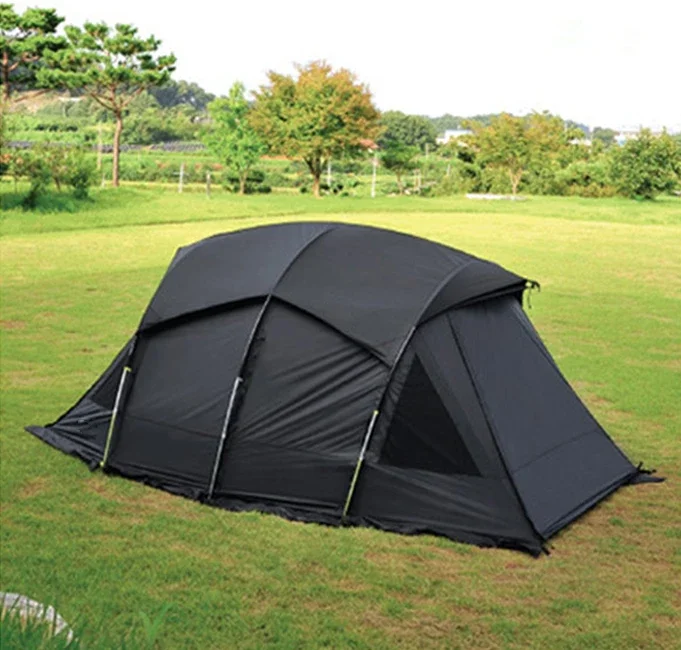 OEM custom Pipe outdoor camping tents with waterproof rainfly for 3-6 person Two layer WP UV Ripstop  Picnic tent tube