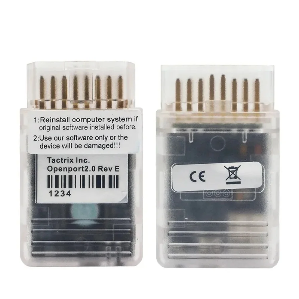 Tactrix Openport 2.0 ECU-Chiptuning-Tool, Vollchip-Open-Port-ECU-Flash-OBD2-Stecker-Scanner für mehrere Fahrzeuge, J2534-Code-Scanner, 4CD – Detail 7