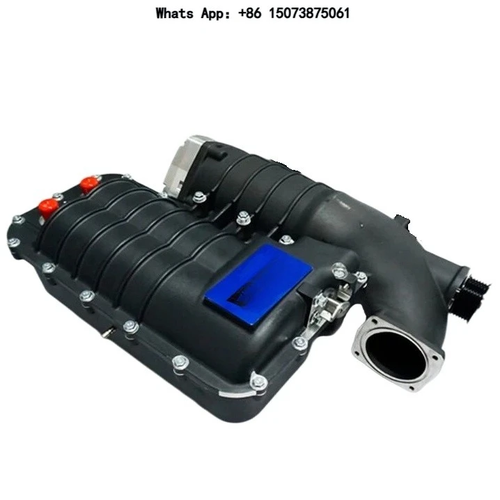 New 4.0L V6 Belt Driven Mechanical Turbocharger Kit Turbo Boost Control 1GR Engine Aluminum High Performance Land