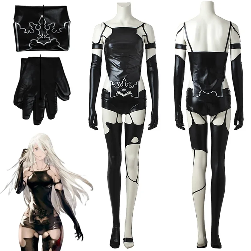 YoRHa A2 Cosplay Fantasy Sexy Outfits Anime Game NieR No.2 Type A Costume Disguise Adult Women Roleplay Fantasia Suits Female