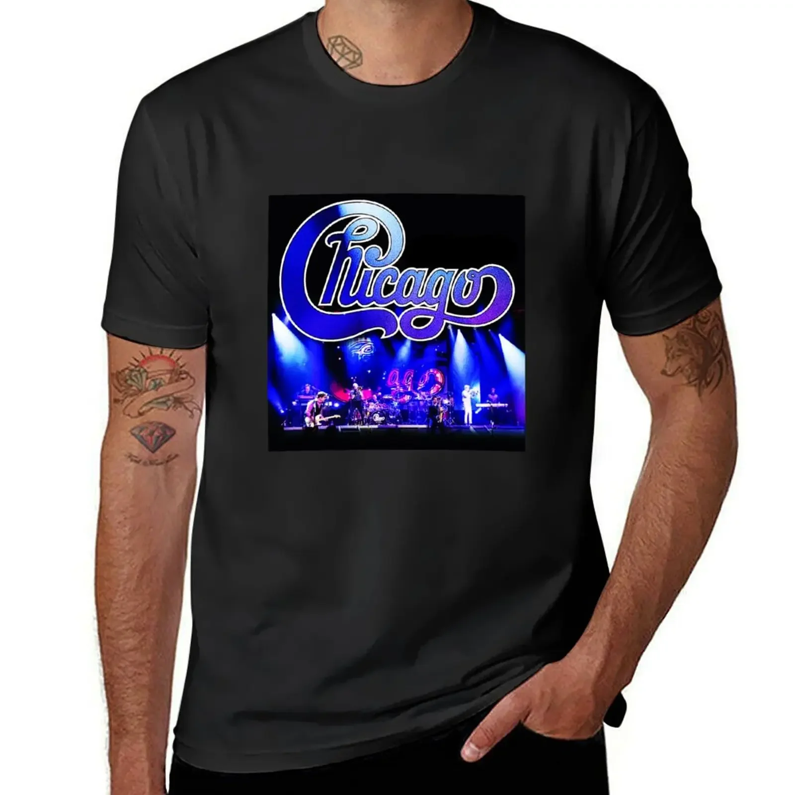 

Chicago Band T-Shirt tees oversized clothing for men