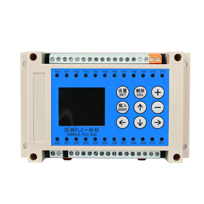 

12 Input 12 Output Transistor Output Programmable PLC 2 Channel Analog Input PLC with RS485 RTU for HMI