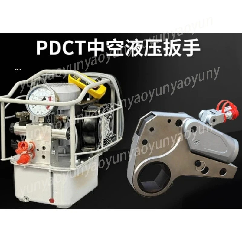 High Torque Titanium Hollow Hydraulic Wrench Electric Drive Heavy Duty for Bolt Nut Removal