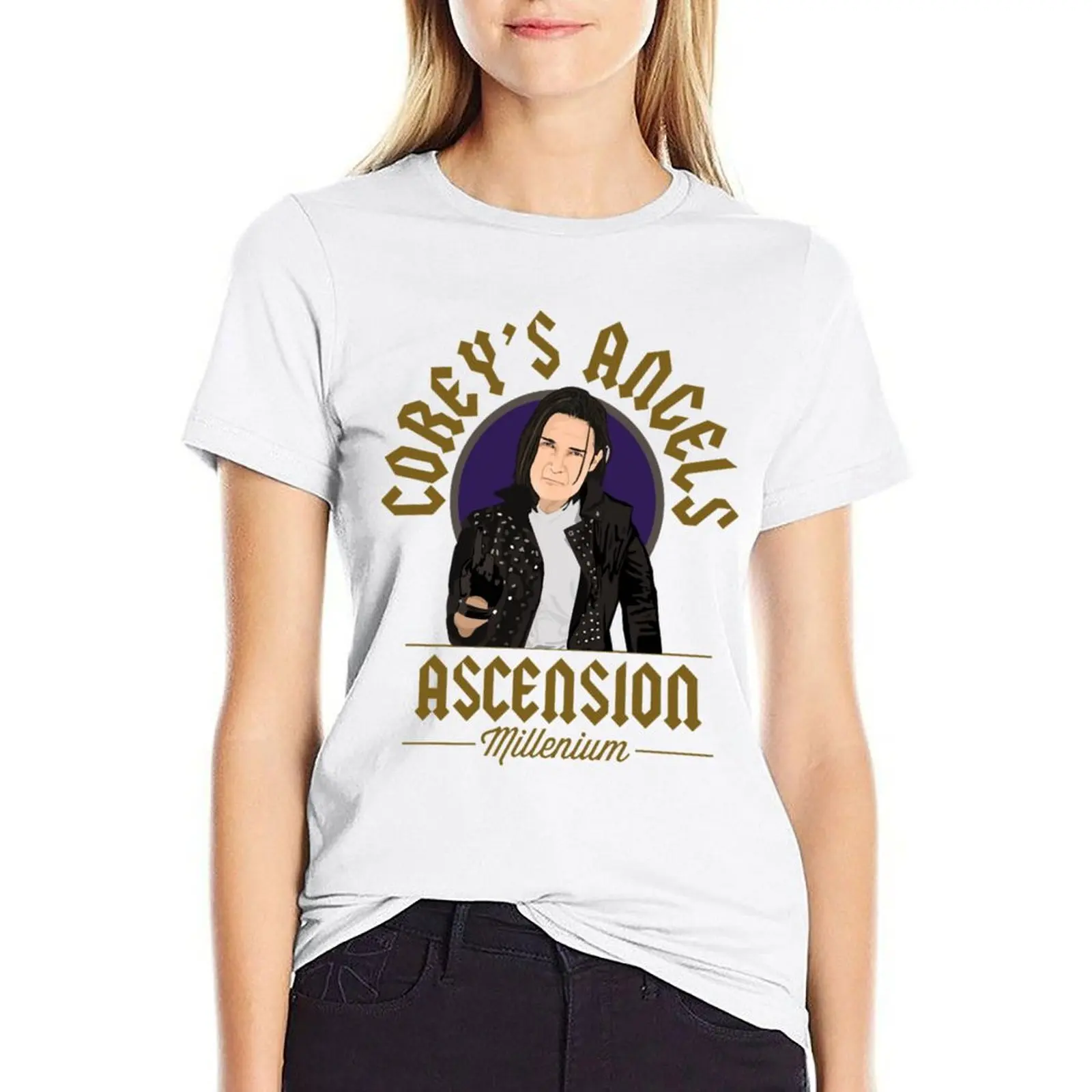 

Corey Feldman Classic T-shirt female anime clothes Blouse Women's t-shirt
