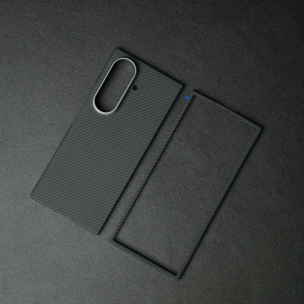 

Магнитный чехол из настоящего волокна для Samsung Galaxy Z Fold 7/6, арамидный чехол Magsafe из углеродного волокна для Galaxy Z Fold 7/Fold 6, чехол из волокна