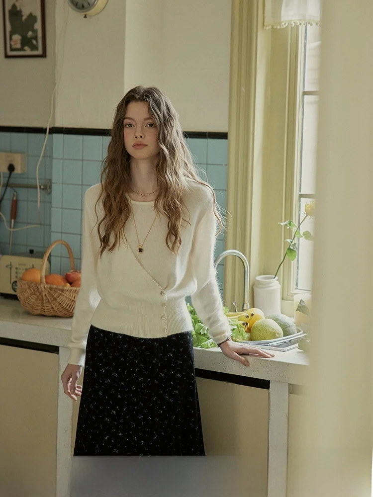 

Вязаный свитер Cpaia Soft Handmade из меха медведя и кролика с эффектом сияния, винтажный, нежный, из смесовой нейлоновой шерсти, теплый, осенне-зимний