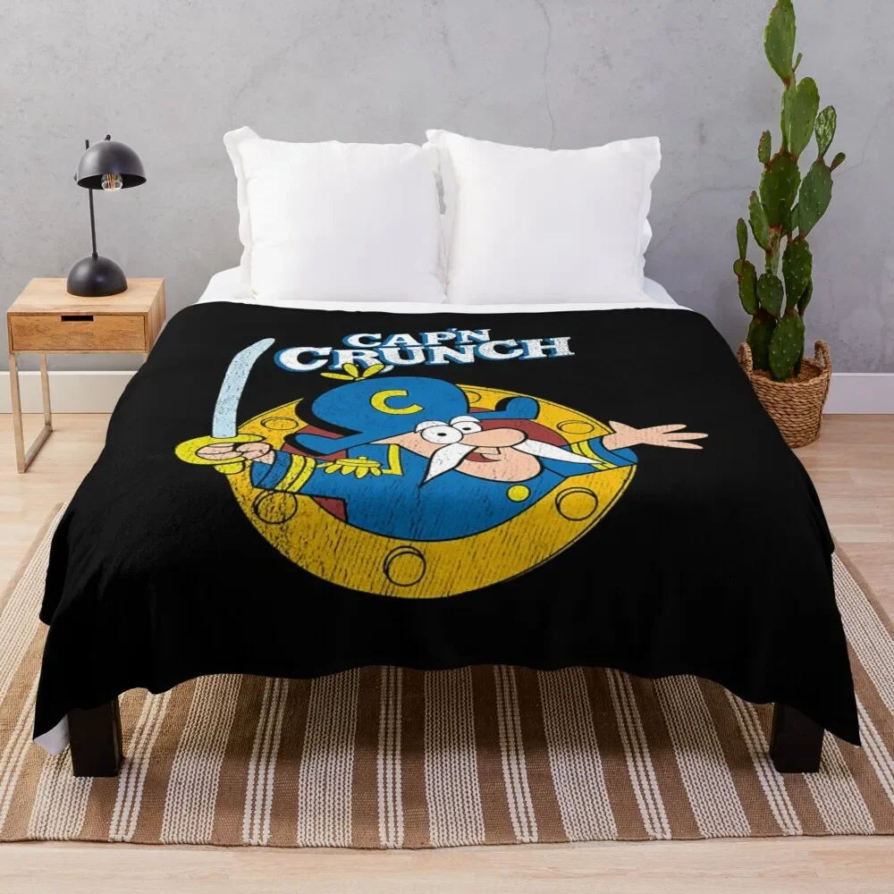 

Vintage Crunch Cereal T-Shirt Throw Blanket Thins Extra Large Throw Large Luxury Designer Blankets