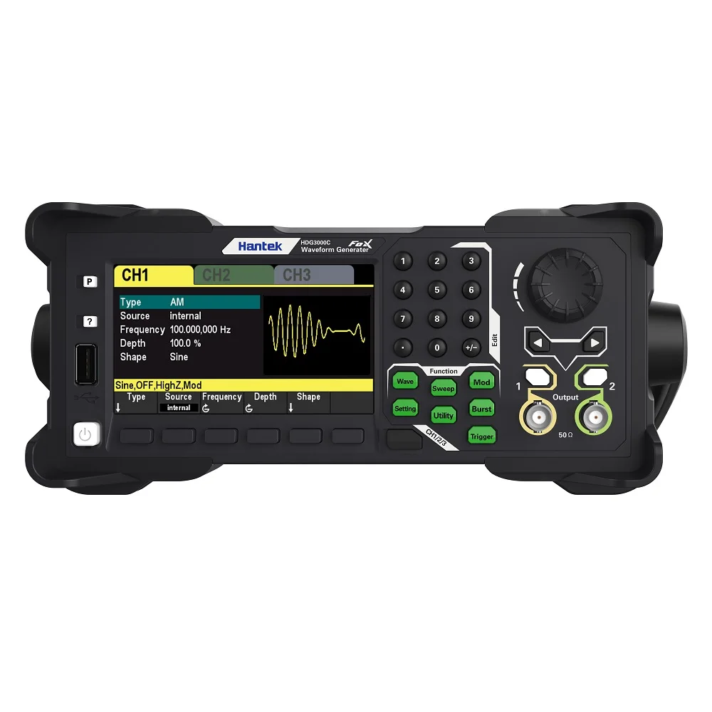 Hantek function Generator HDG3023C HDG3043C HDG3063C HDG3083C HDG3103C DDS technology generator arbitrary waveform