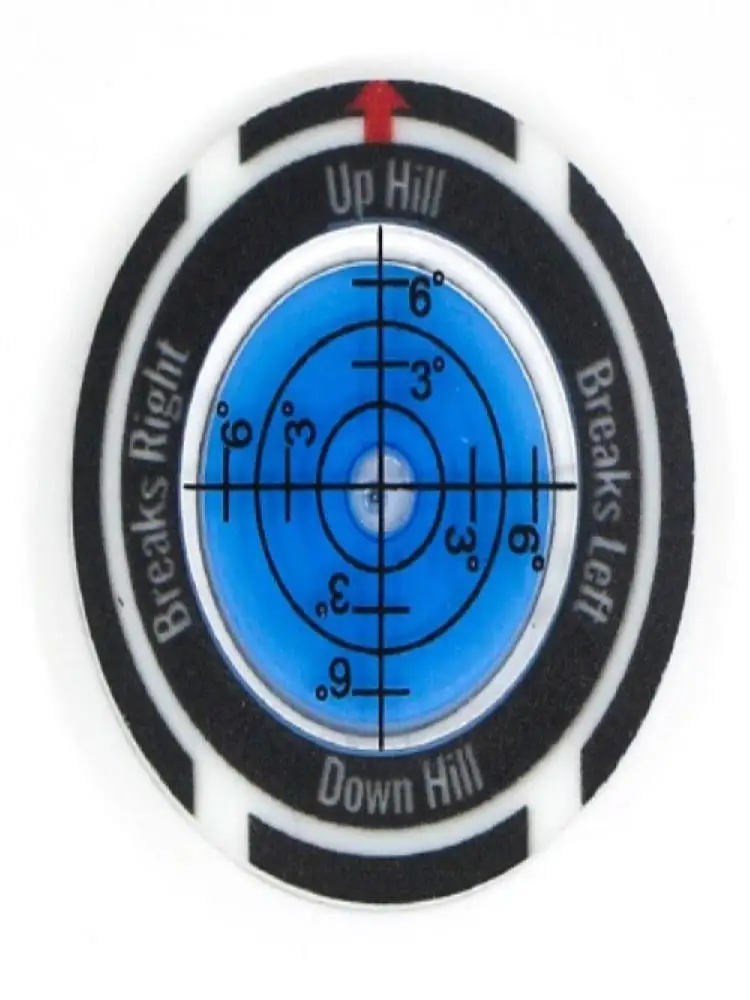 Niveleur d'outils de Golf de haute précision, marqueur de balle clair et Transparent, compteur de pente de Golf, outil d'entraînement facile à utiliser, niveau à bulle de Golf