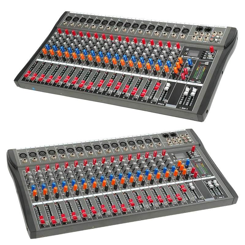 Wholesale High Quality Good Price 16 Channel Mixing Console Sound System Dj Controller/audio Console Mixer