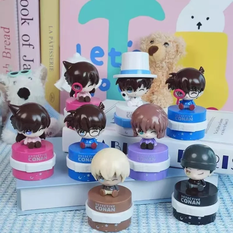 Figuras de caja ciega de la serie de juguetes de Detective Conan Candy, adornos de mesa, muñecos de Anime Rachel Moore, juguete para regalo perimetral