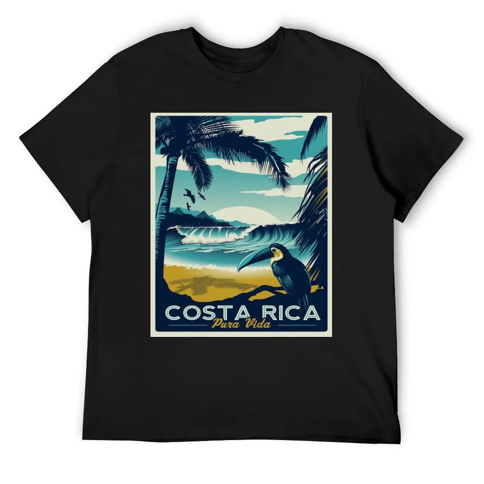 Costa Rica - Pura Vida T-Shirt baggy shirts cute clothes sports fans plus size tops mens funny t shirts